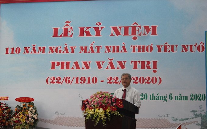 Kỷ niệm 110 năm ngày mất nhà thơ yêu nước Phan Văn Trị