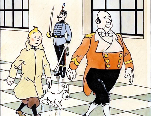Đấu giá trang bìa trong bộ comic 'Những cuộc phiêu lưu của Tintin'