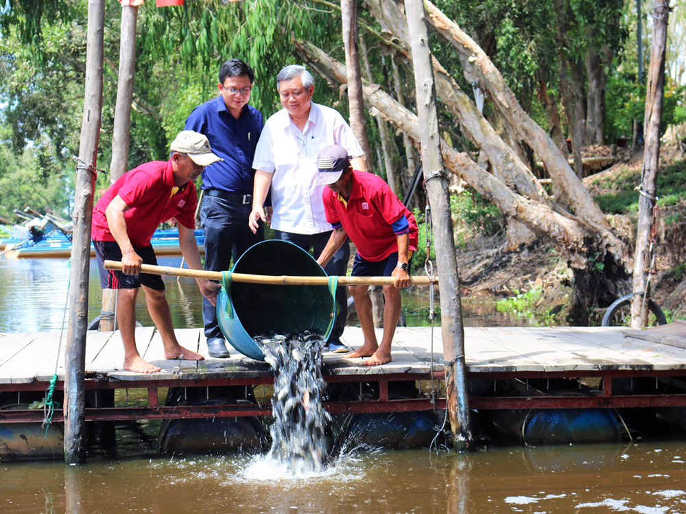 Trà Sư xuất chiêu “dụ” chim trời