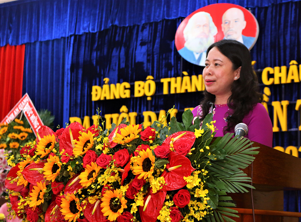 Khai mạc Đại hội đại biểu Đảng bộ TP. Châu Đốc lần thứ XII