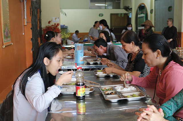 Quán cơm chay 0 đồng ở Đồng Tháp