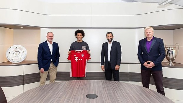 'Bom tấn' Leroy Sane chính thức gia nhập Bayern Munich