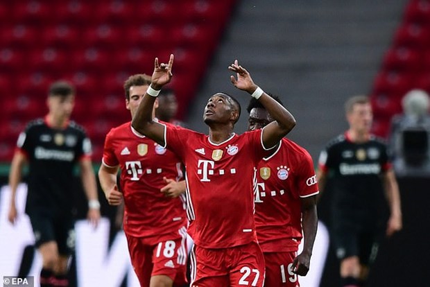 Đánh bại Leverkusen, Bayern Munich vô địch Cúp Quốc gia Đức