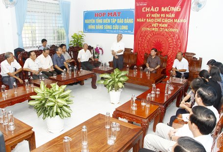 Họp mặt nguyên Tổng Biên tập báo Đảng ĐBSCL