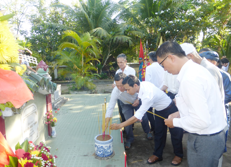 Kỷ niệm 154 năm ngày mất Lãnh binh Nguyễn Ngọc Thăng