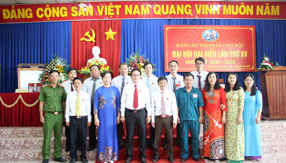 Đảng bộ thị trấn Chợ Mới tổ chức bầu cử lại cấp ủy và các chức danh chủ chốt (nhiệm kỳ 2020-2025)