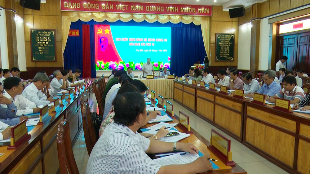 Hội nghị Ban Chấp hành Đảng bộ huyện Chợ Mới lần thứ 19 (nhiệm kỳ 2015-2020)