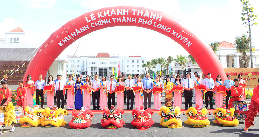 Khánh thành khu hành chính TP. Long Xuyên