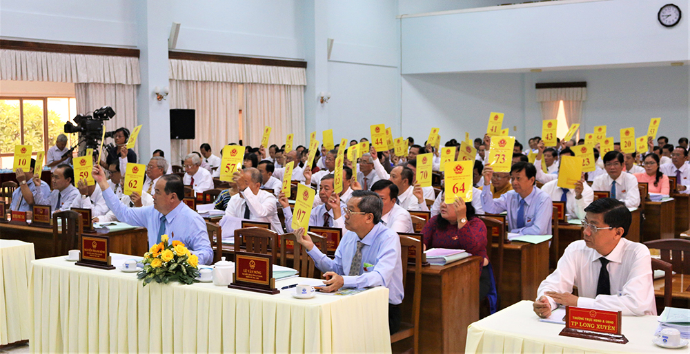Kỳ họp thứ 15, HĐND tỉnh An Giang khóa IX (nhiệm kỳ 2016-2021): Thông qua nhiều báo cáo, tờ trình quan trọng
