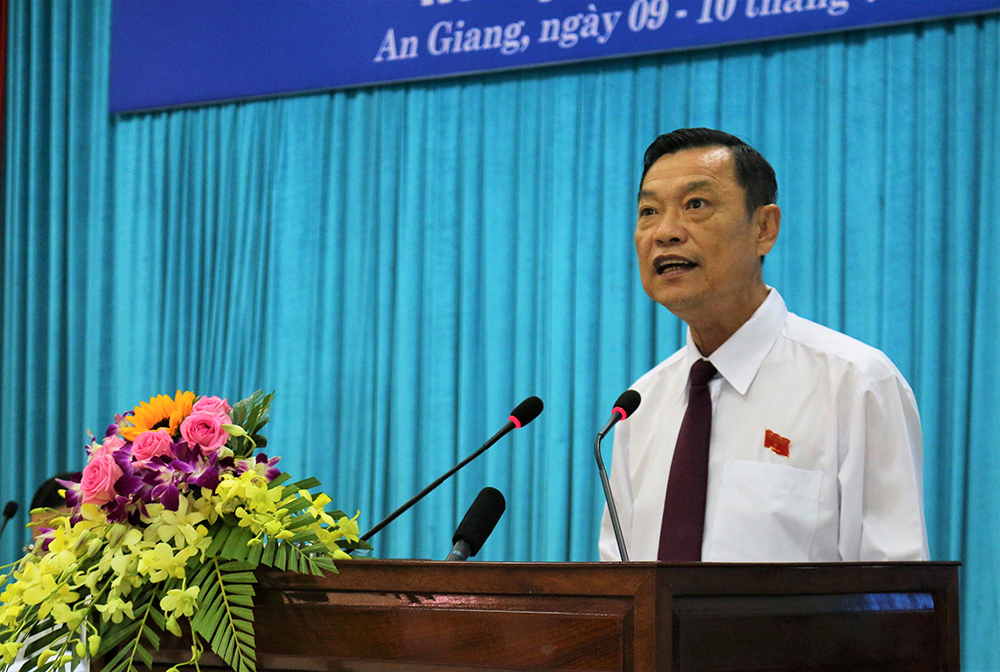 Kỳ họp thứ 15, HĐND tỉnh An Giang khóa IX (nhiệm kỳ 2016-2021): Thông qua nhiều báo cáo, tờ trình quan trọng