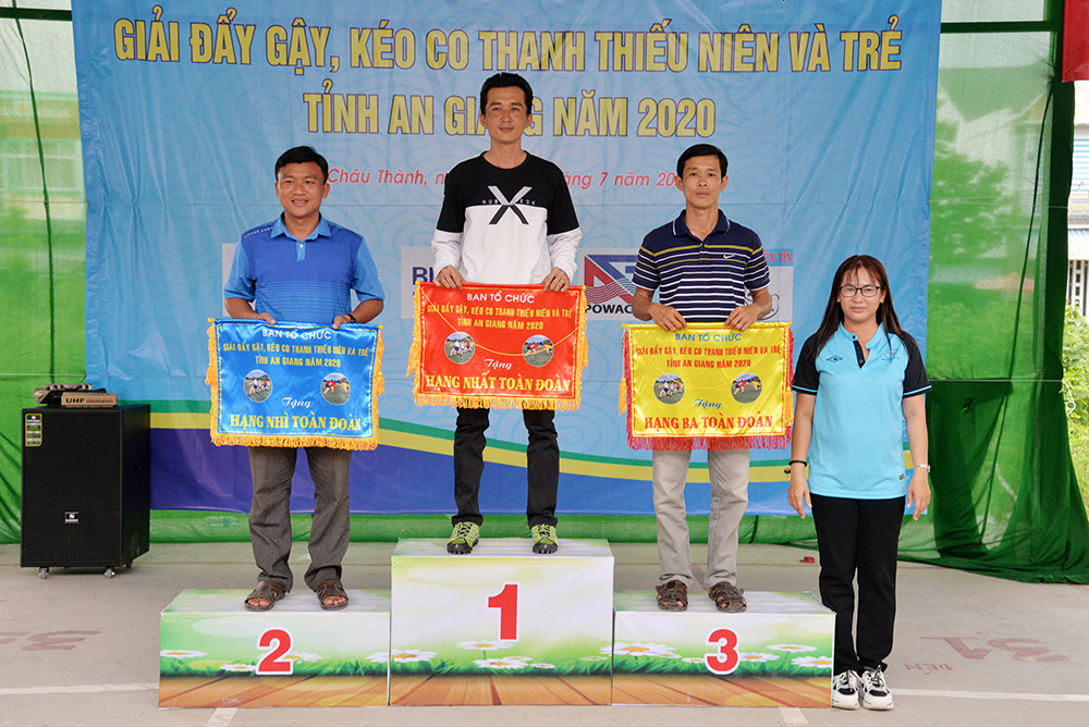 Tịnh Biên xuất sắc đoạt hạng nhất toàn đoàn Giải đẩy gậy – kéo co thanh thiếu niên và trẻ tỉnh An Giang năm 2020
