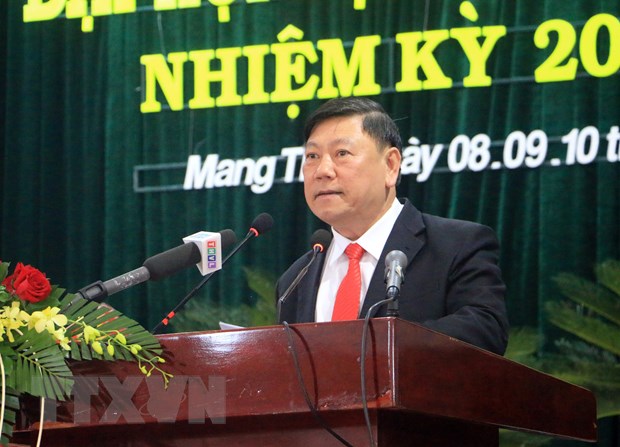 Đồng chí Võ Văn Thưởng dự Đại hội Đảng bộ huyện Mang Thít, Vĩnh Long