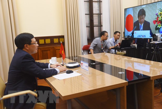 Hội nghị trực tuyến Bộ trưởng Mekong-Nhật Bản lần thứ 13