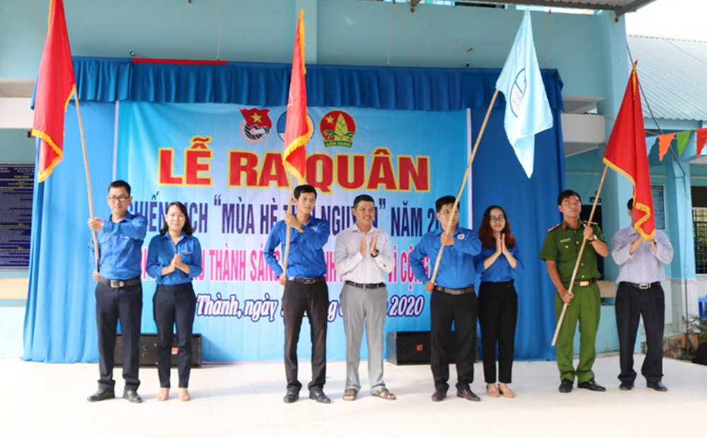 Châu Thành ra quân Chiến dịch “Mùa hè tình nguyện” năm 2020