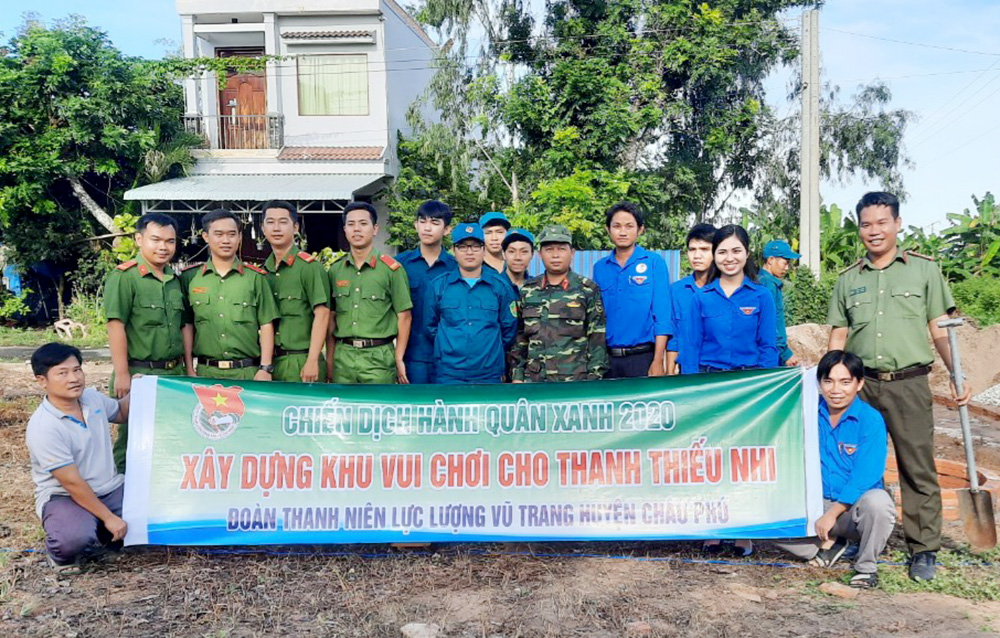 Huyện đoàn Châu Phú ra quân Chiến dịch "Mùa hè tình nguyện" năm 2020