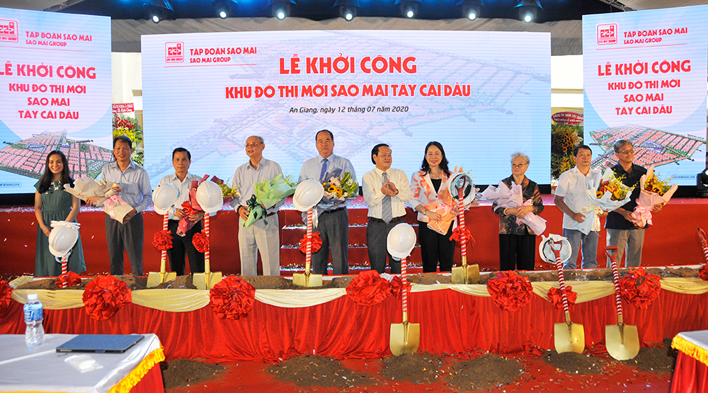 Khởi công Khu đô thị mới Sao Mai Tây Cái Dầu