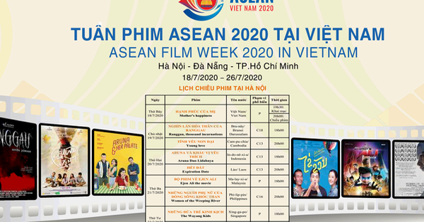 Tuần phim ASEAN tổ chức tại 3 thành phố lớn