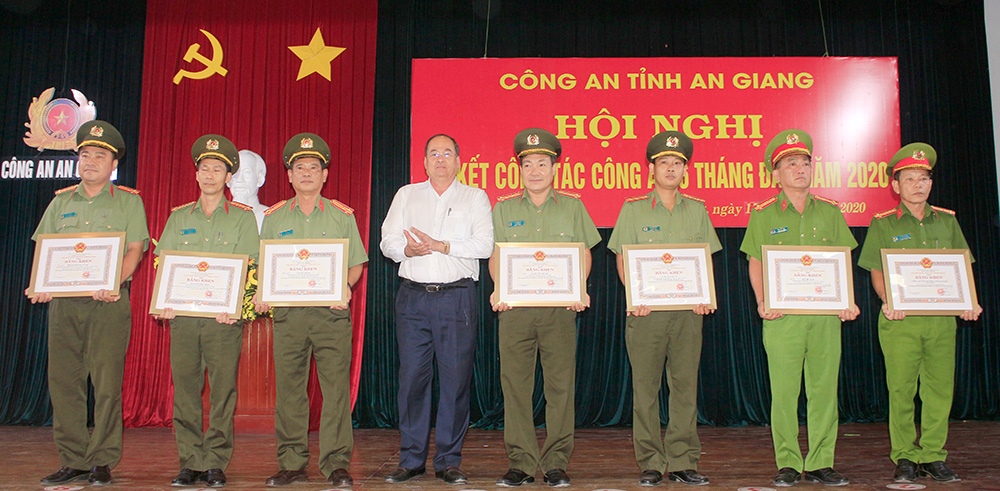 Sơ kết công tác Công an toàn tỉnh An Giang 6 tháng đầu năm 2020