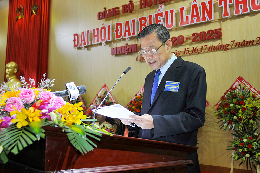 Khai mạc Đại hội đại biểu Đảng bộ huyện Châu Phú lần thứ XII (nhiệm kỳ 2020 - 2025)