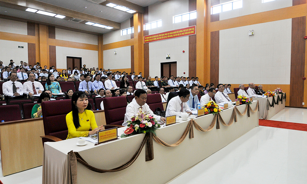 Khai mạc Đại hội đại biểu Đảng bộ huyện Châu Phú lần thứ XII (nhiệm kỳ 2020 - 2025)