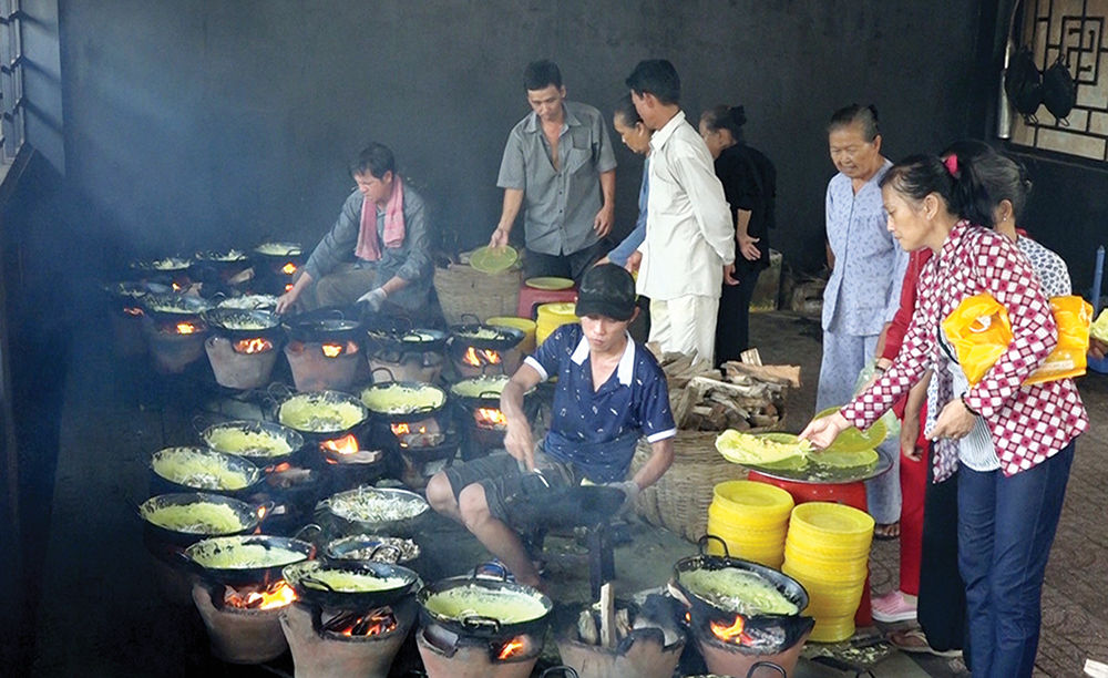Độc đáo món bánh xèo
