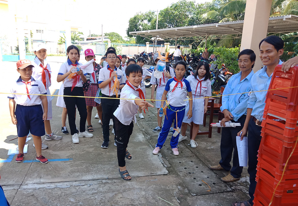 Nhiều hoạt động sinh hoạt hè cho thiếu nhi Phú Tân