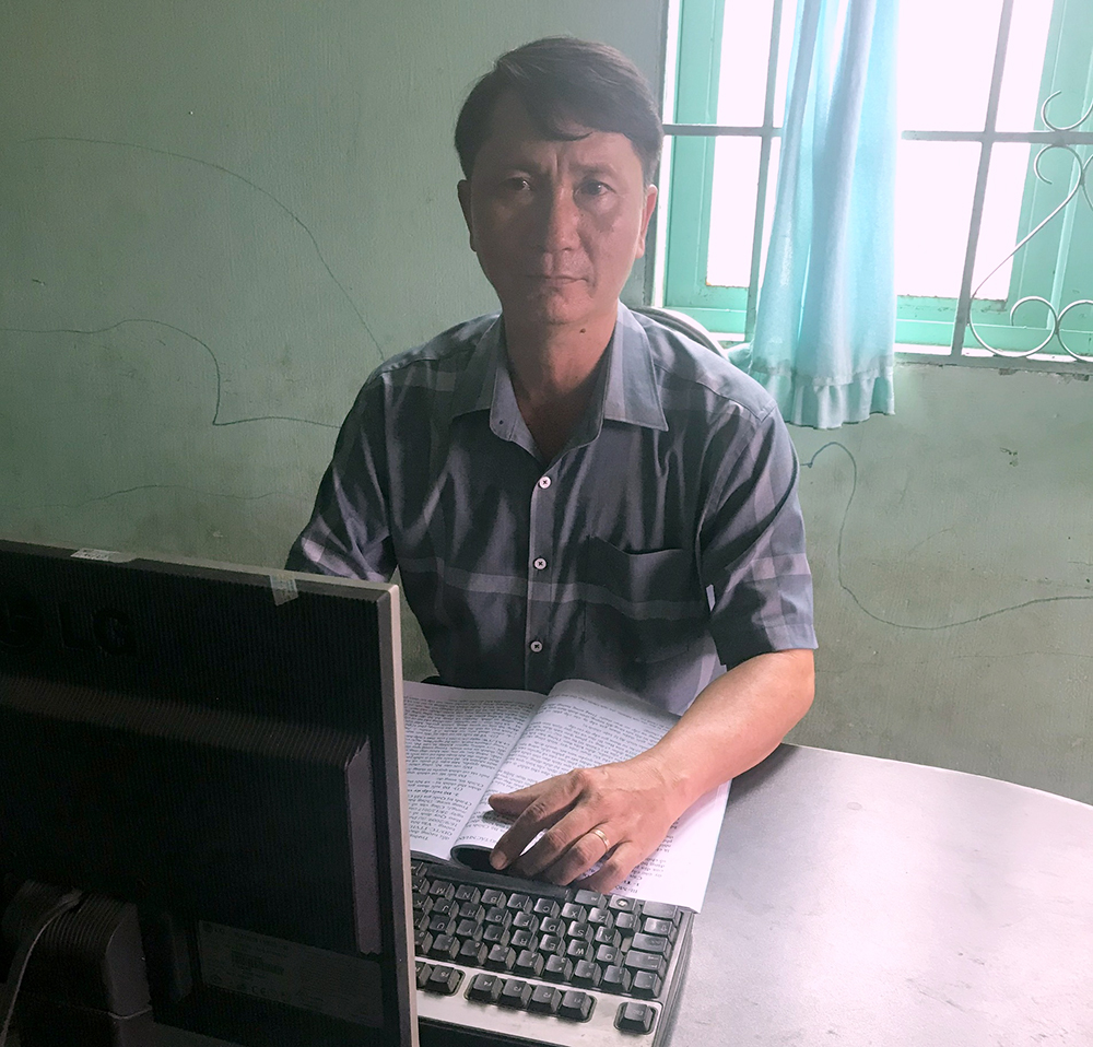 Anh Khưu Đình Dĩnh Xuyên - Chủ tịch Công đoàn năng nổ tích cực