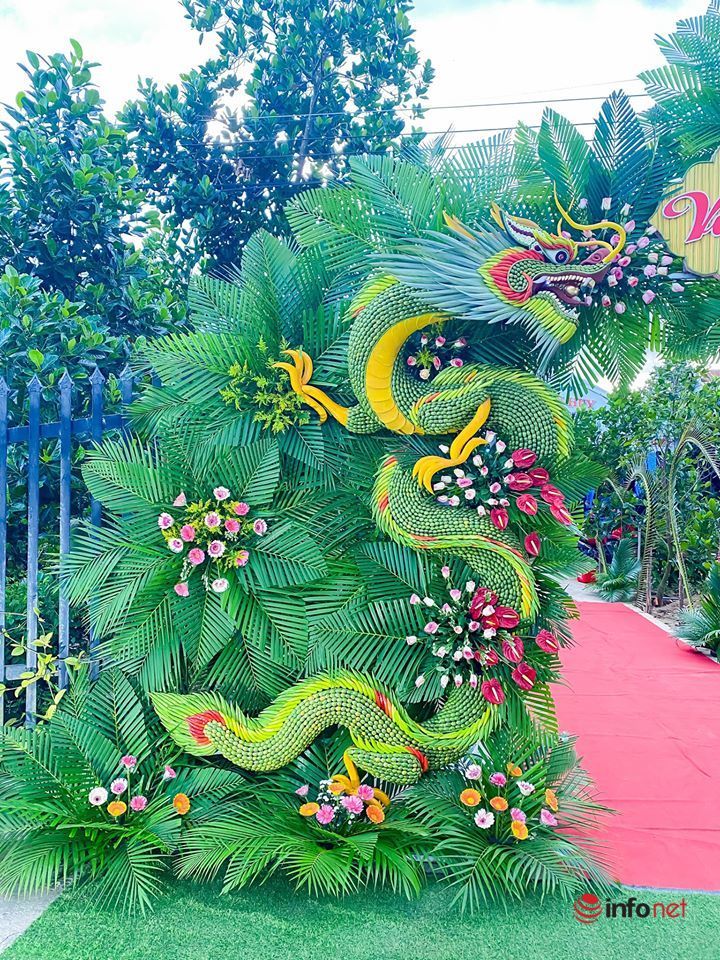Độc đáo cổng cưới 'có 1 không 2' ở miền Tây sông nước