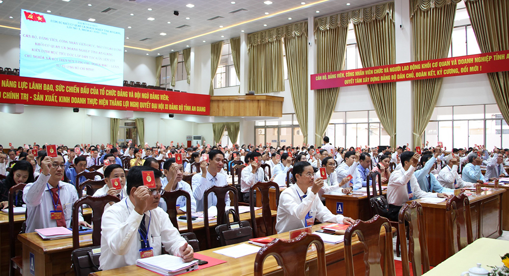 Phiên trù bị Đại hội đại biểu Đảng bộ Khối Cơ quan và Doanh nghiệp tỉnh An Giang lần thứ X