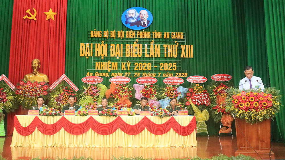 Đại hội Đảng bộ Bộ đội Biên phòng tỉnh An Giang lần thứ XIII (nhiệm kỳ 2020-2025) thành công tốt đẹp
