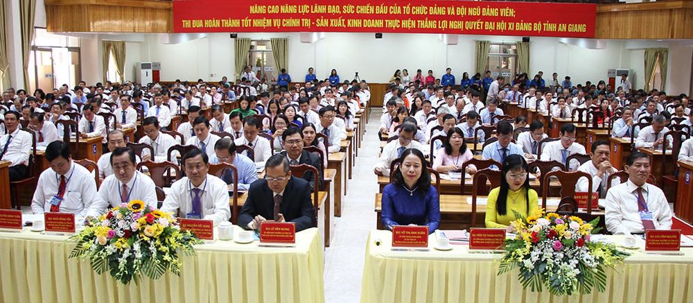 Khai mạc Đại hội đại biểu Đảng bộ Khối Cơ quan và Doanh nghiệp tỉnh An Giang lần thứ X