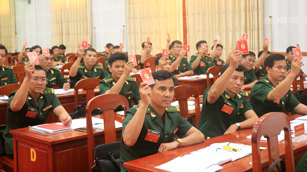 Đại hội Đảng bộ Bộ đội Biên phòng tỉnh An Giang lần thứ XIII (nhiệm kỳ 2020-2025) thành công tốt đẹp