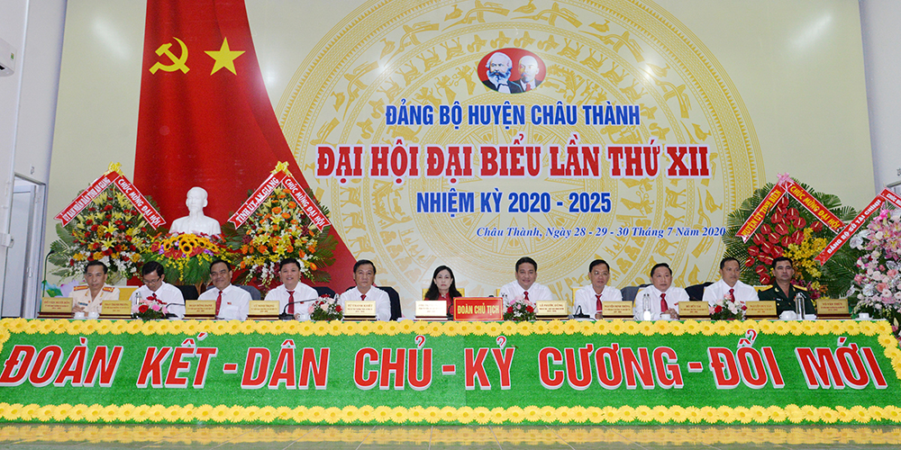 Khai mạc Đại hội đại biểu Đảng bộ huyện Châu Thành lần thứ XII (nhiệm kỳ 2020-2025)