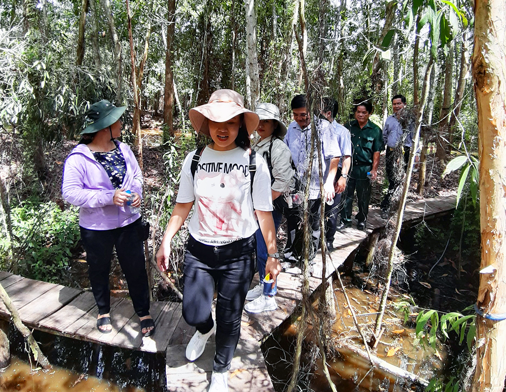 Khảo sát phát triển du lịch tại rừng tràm Tân Tuyến