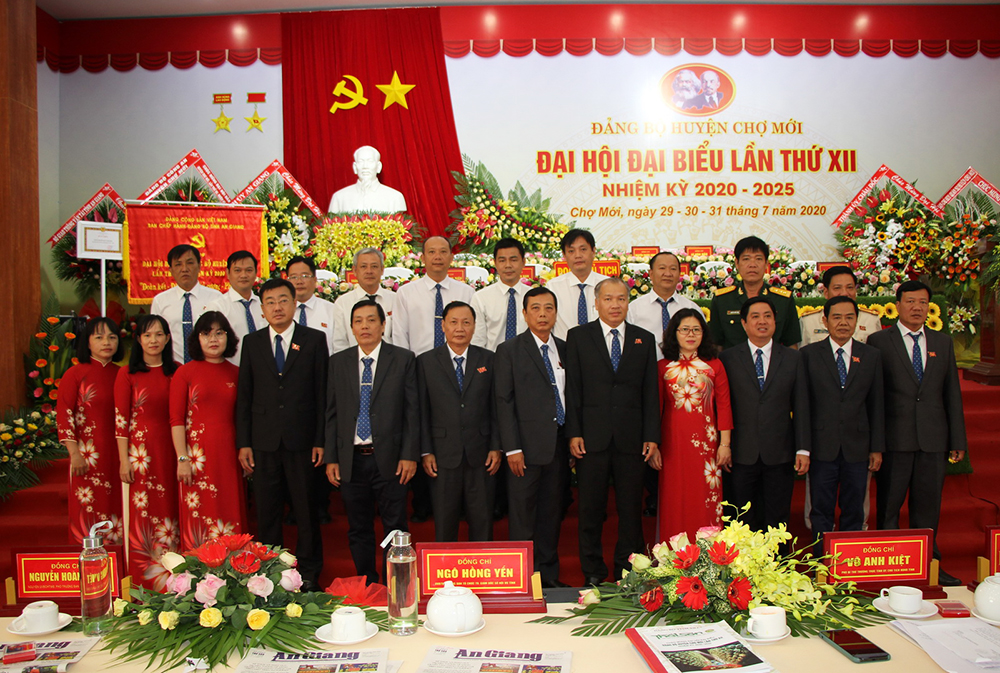 Đồng chí Võ Nguyên Nam tái đắc cử Bí thư Huyện ủy Chợ Mới khóa XII (nhiệm kỳ 2020-2025)