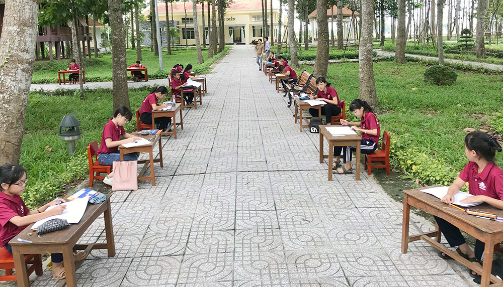 Khai mạc Hội thi vẽ tranh về Bác Tôn năm 2020