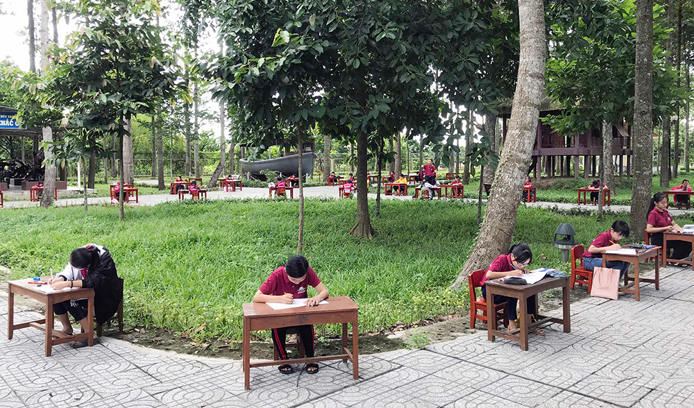 Khai mạc Hội thi vẽ tranh về Bác Tôn năm 2020