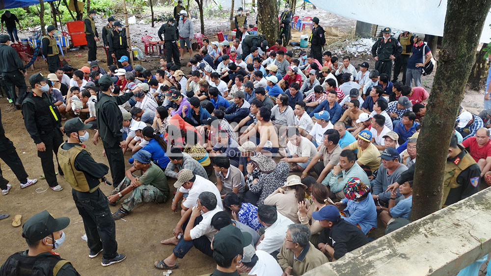 An Giang triệt phá sới bạc lớn, bắt giữ trên 150 đối tượng
