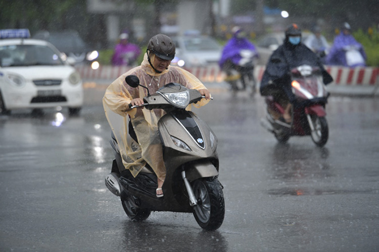 Thời tiết ngày 3-8: Mưa lớn diện rộng ở Bắc Bộ