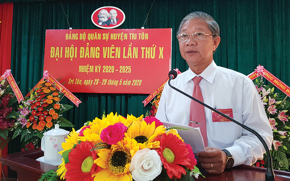 Tri Tôn quyết tâm tạo đột phá trong nhiệm kỳ mới