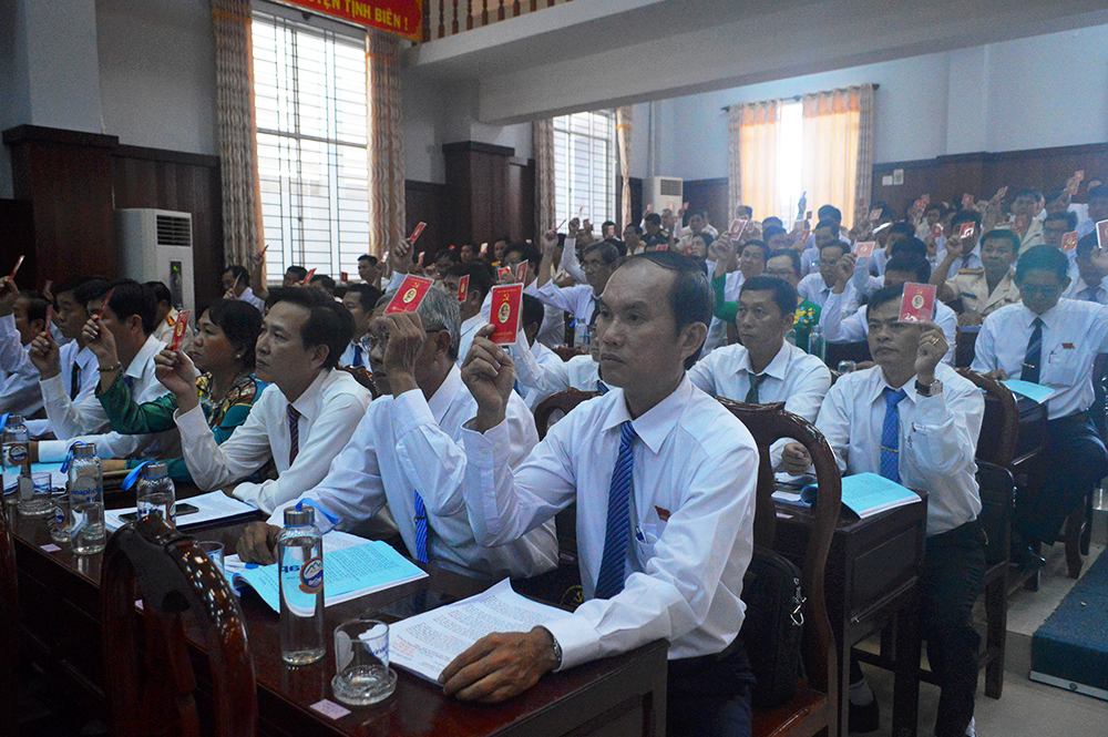 Khai mạc Đại hội đại biểu Đảng bộ huyện Tịnh Biên lần thứ XII (nhiệm kỳ 2020-2025)