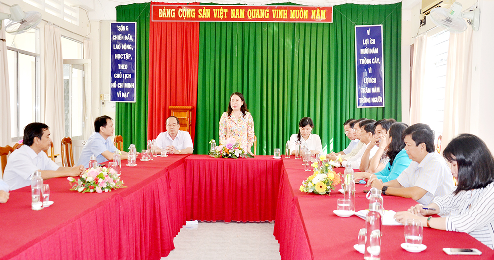 Bí thư Tỉnh ủy kiểm tra công tác đảm bảo kỳ thi tốt nghiệp THPT 2020