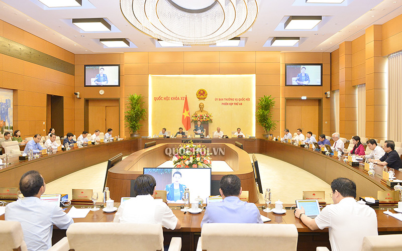 Chương trình phiên họp thứ 47 của Ủy ban Thường vụ Quốc hội