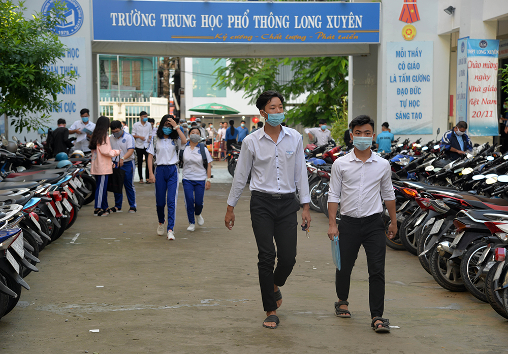 Trên 15.200 thí sinh trên địa bàn tỉnh An Giang bắt đầu thi tốt nghiệp THPT năm 2020