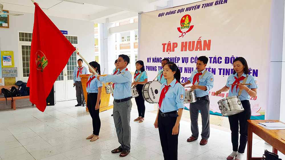 Tịnh Biên tập huấn kỹ năng, nghiệp vụ công tác Đội và phong trào thiếu nhi