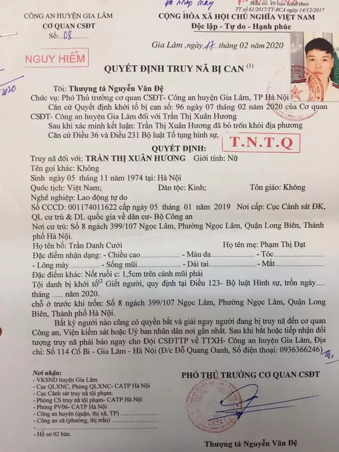 Nữ quái thuê "sát thủ", nổ 4 phát súng giết người với giá 300 triệu đồng
