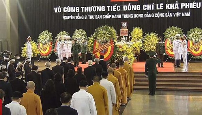 Tổ chức trọng thể Lễ viếng nguyên Tổng Bí thư Lê Khả Phiêu