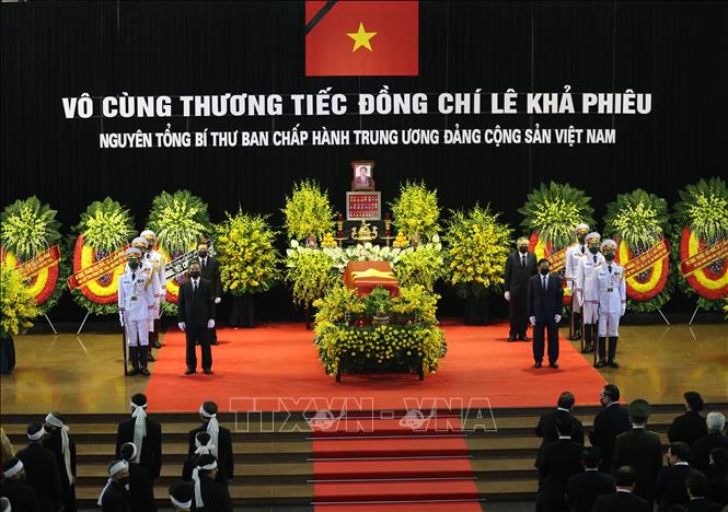 Lễ truy điệu nguyên Tổng Bí thư Lê Khả Phiêu