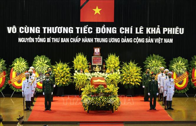 Lễ truy điệu nguyên Tổng Bí thư Lê Khả Phiêu