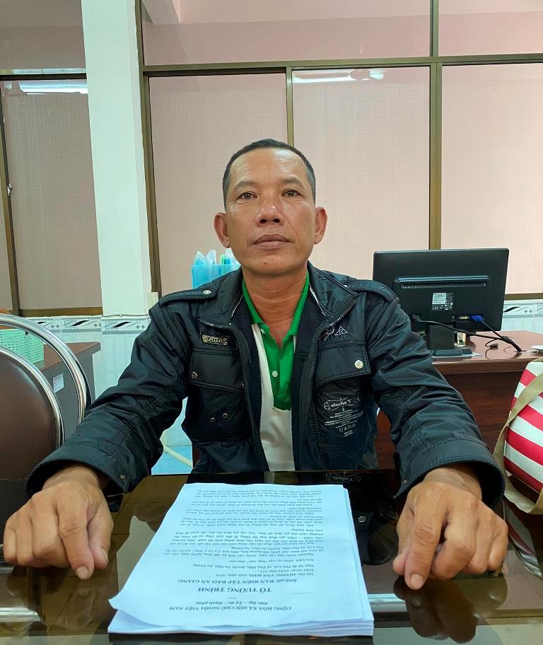Trả lời phản ánh của ông Dương Văn Hào